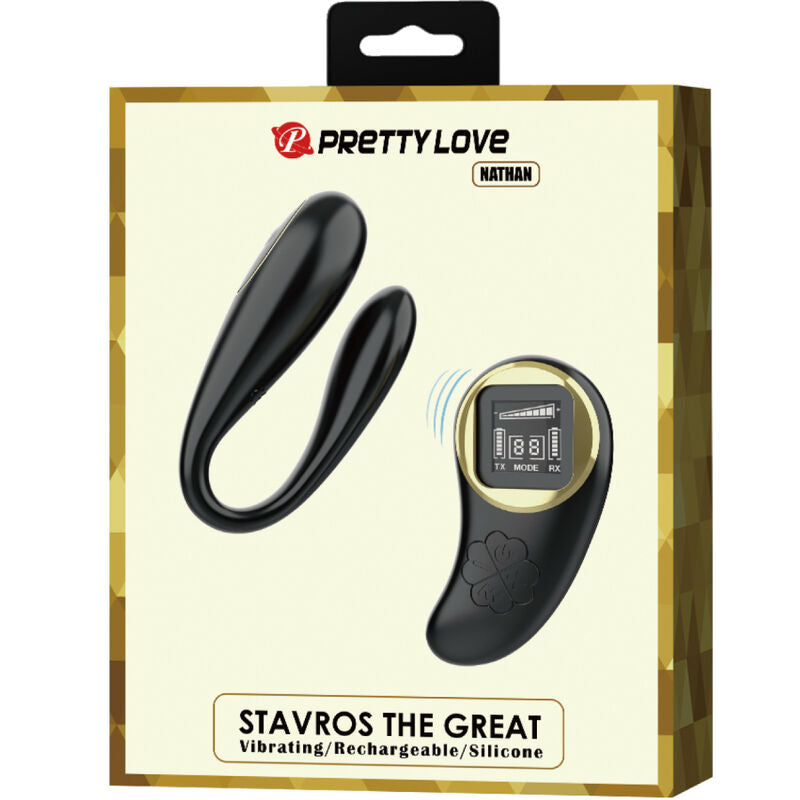Pretty Love – Nathan Double Pleasure Vibrator mit Fernbedienung