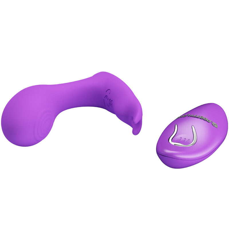 Pretty Love – Idabelle Vibration & Pulsation Fernbedienung Violett