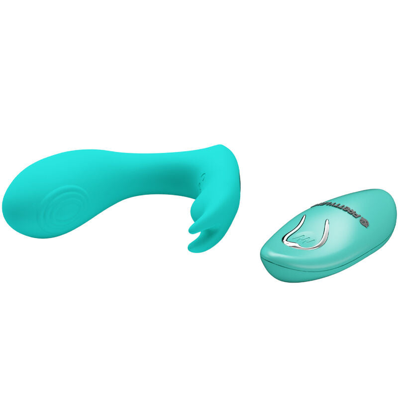 Pretty Love – Idabelle Vibration & Pulsation Fernbedienung Blau