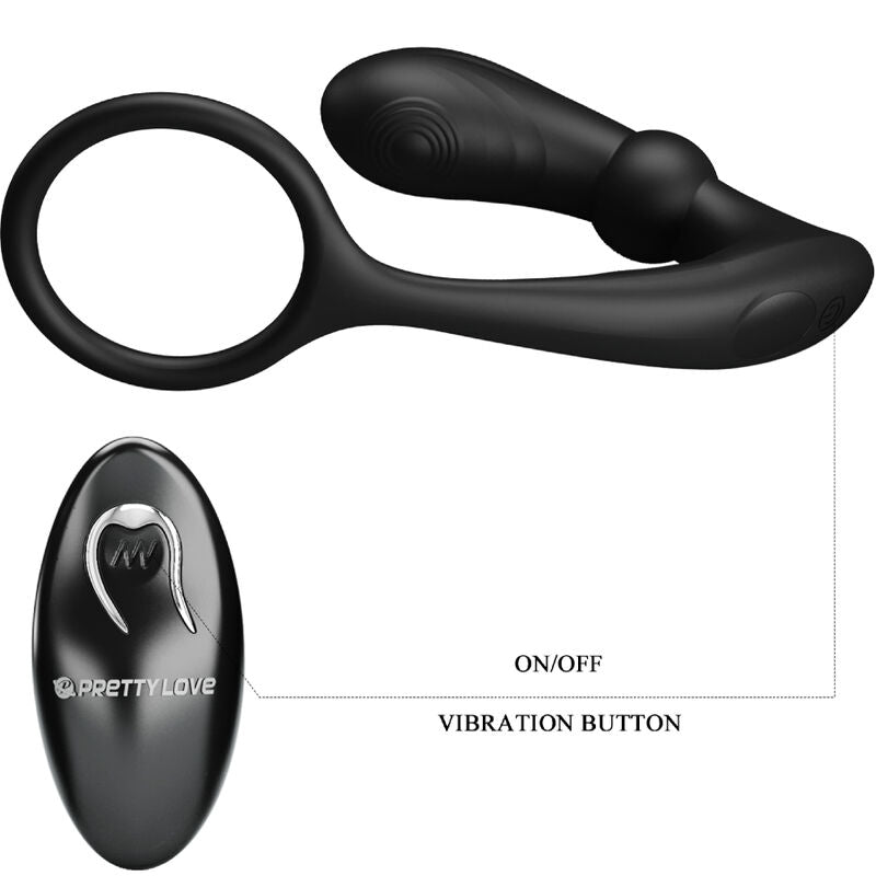 Pretty Love – Warren Black Analring & Vibrator