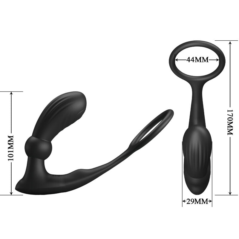 Pretty Love – Warren Black Analring & Vibrator