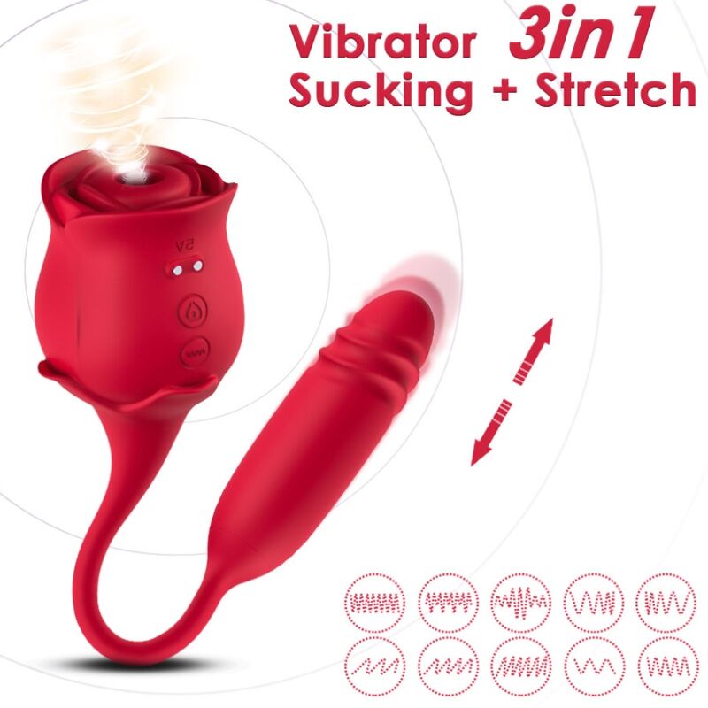 Armony – Roseknigth Klitoris-Sauger & Vibrator Rot