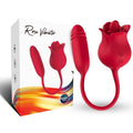 Armony – Roselip Leckt Vibrierenden Clit und Vibrator Rot