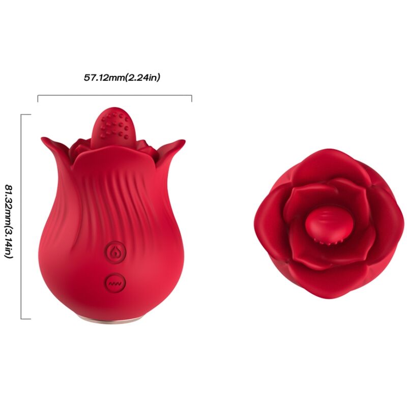 Armony – Rosa Vibrator & Stimulator Rot