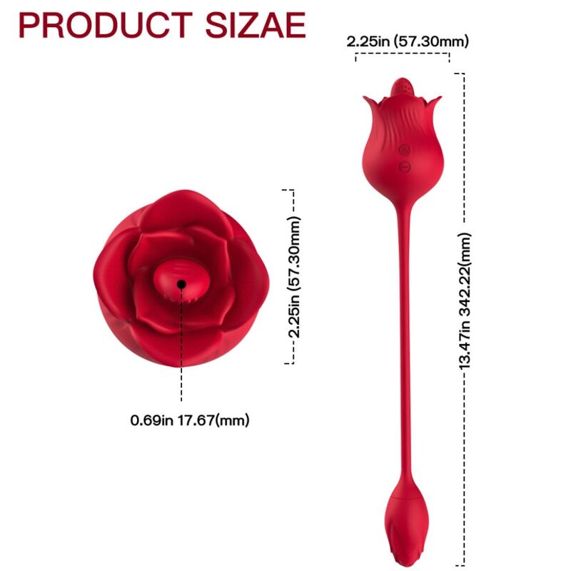 Armony – Rosa Vibrator mit Cola Rot