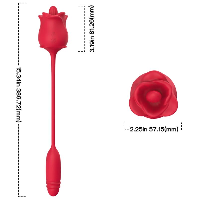 Armony – 3-In-1 Rosa, Stimulator, Saug- und UP&DOWN-Funktion mit…