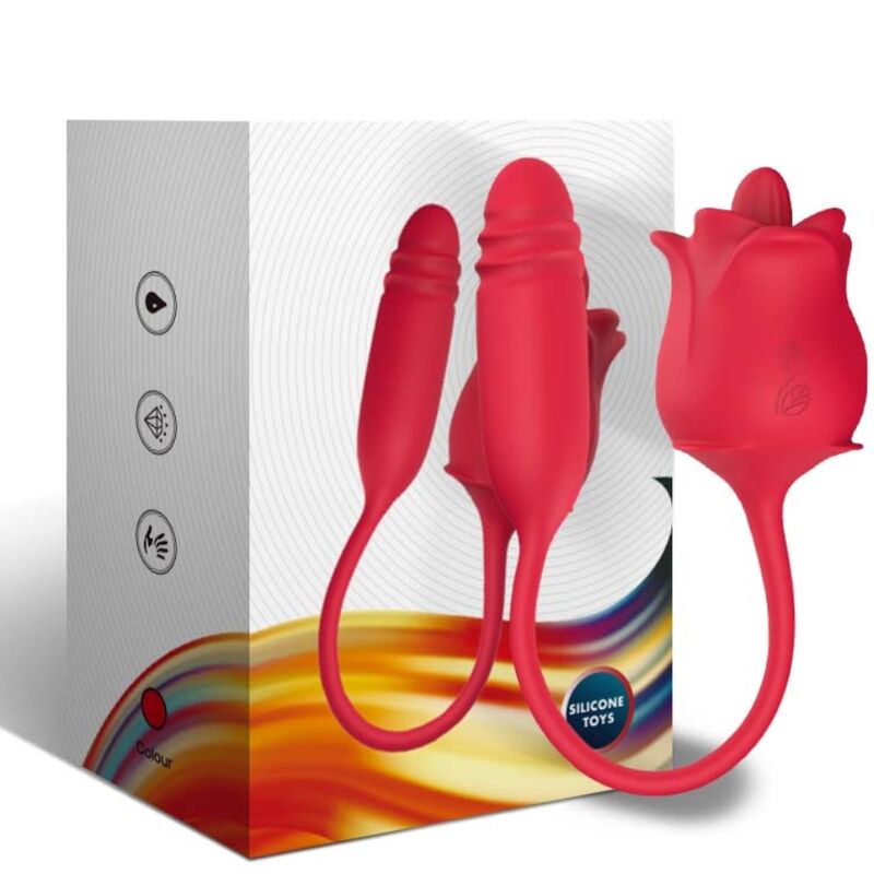 Armony – 3-In-1 Rosa, Stimulator, Saug- und UP&DOWN-Funktion mit…