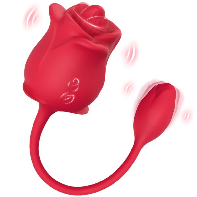 Armony – Rosa 2-In-1-Saugstimulator & Vibrator 10 Modi mit Rotem…