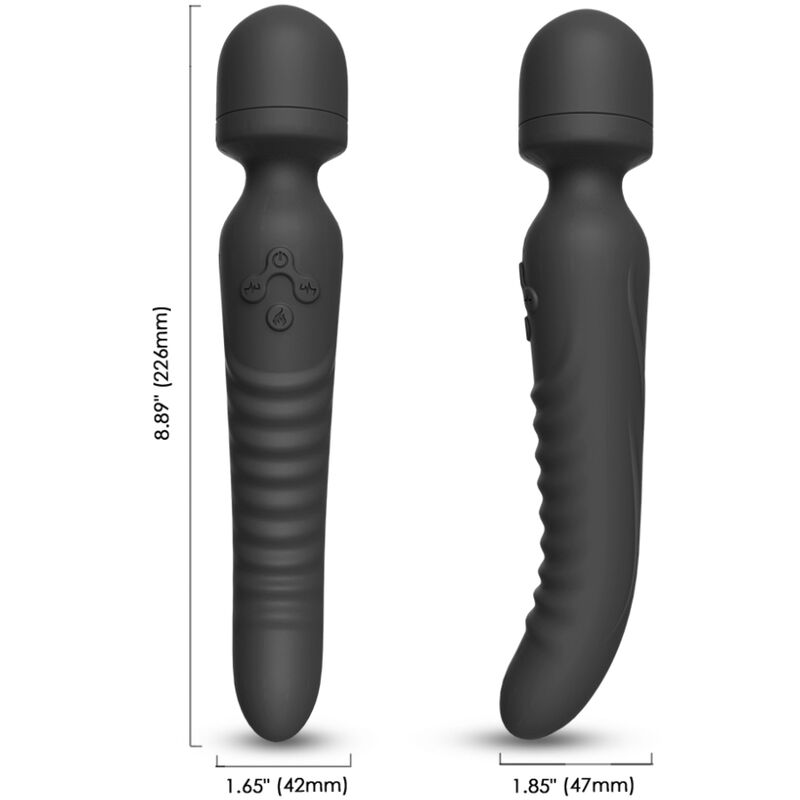 Armony – Mission Massager & Vibrator Wärmeeffekt Schwarz