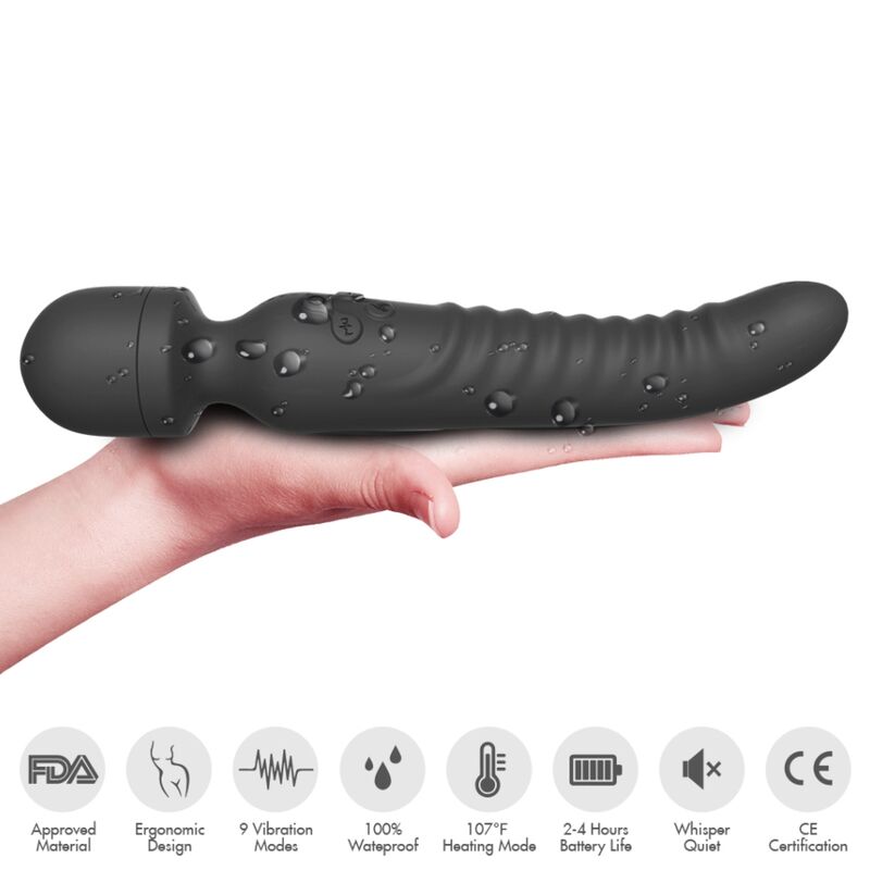 Armony – Mission Massager & Vibrator Wärmeeffekt Schwarz