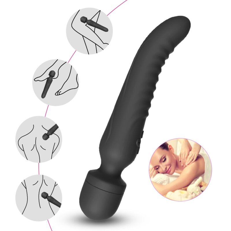 Armony – Mission Massager & Vibrator Wärmeeffekt Schwarz