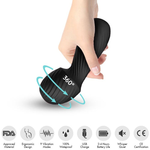 Armony – Dazzle Massager & Vibrator Klein Schwarz