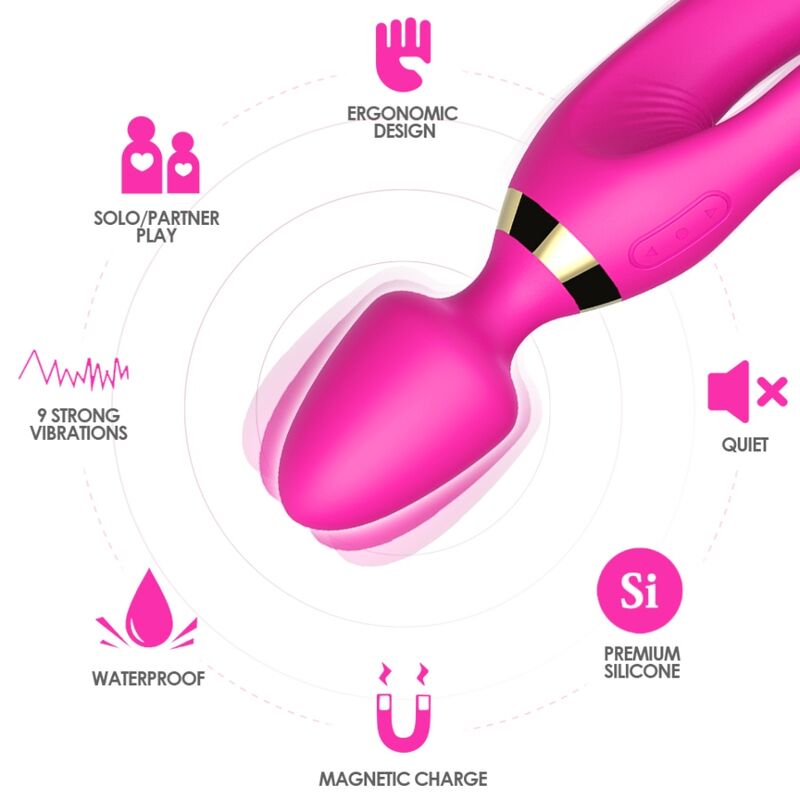 Armony – Massager & Vibrator Rabbit Fuchsia