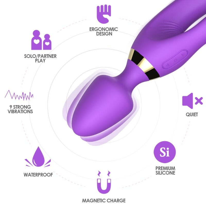 Armony – Massager & Vibrator Kaninchen Lila