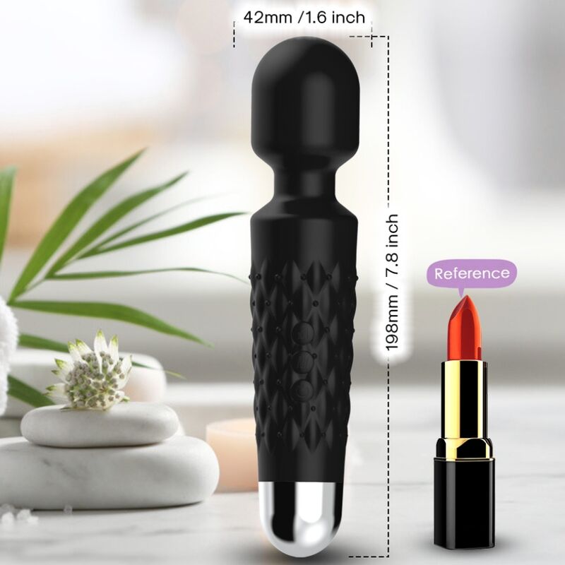Armony – Postman Massager & Vibrator Super Flexibler Kopf Schwarz