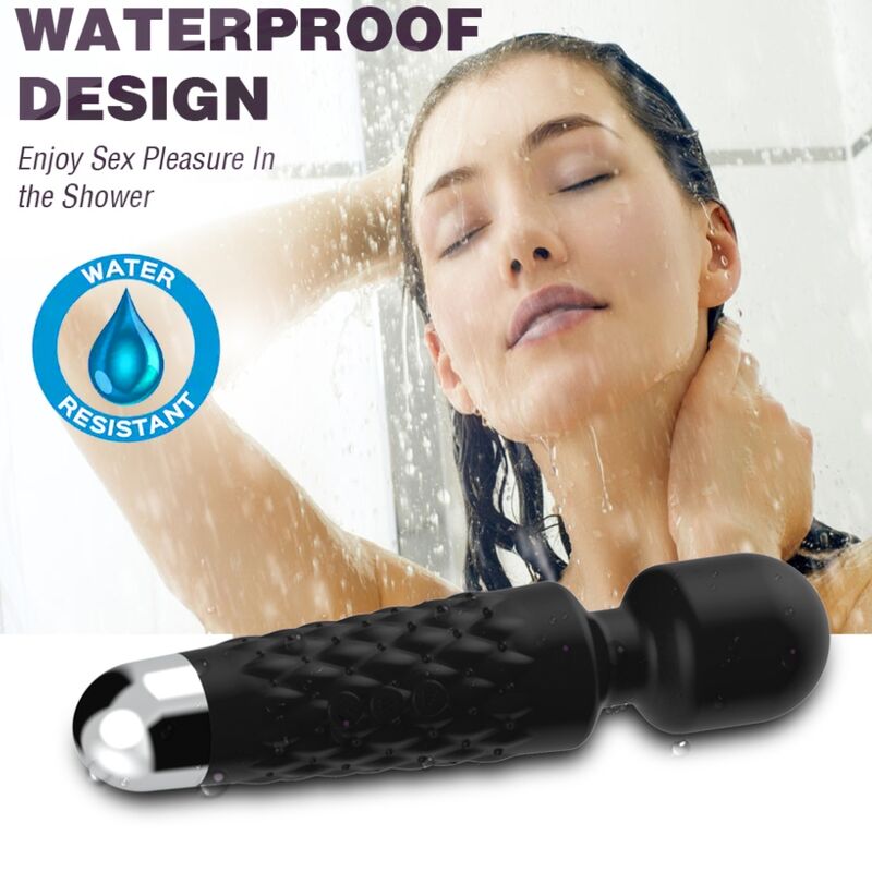 Armony – Postman Massager & Vibrator Super Flexibler Kopf Schwarz