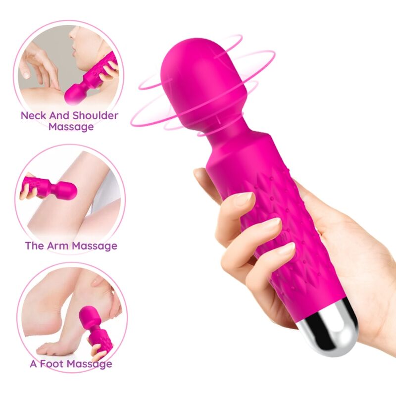 Armony – Postman Massager & Vibrator Super Flexibler Kopf Fuchsia