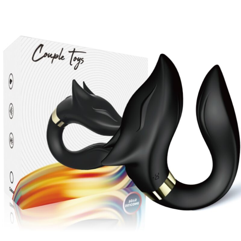 Armony – Fox Vibrator für Paare mit Fernbedienung Schwarz