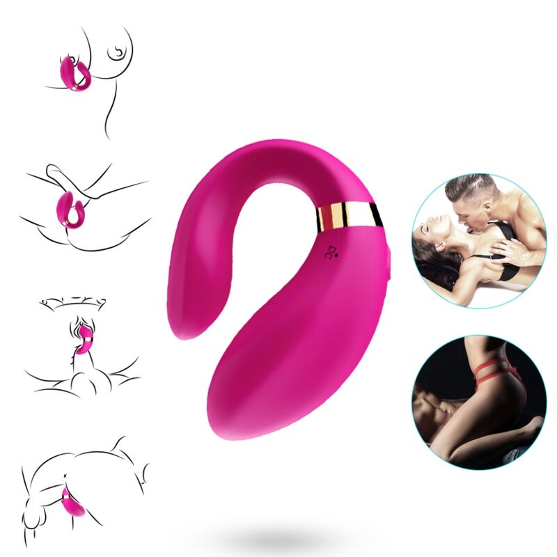 Armony – Vibrator für Paare mit Fernbedienung Fuchsia
