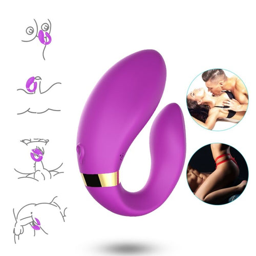 Armony – Crescent Vibrator für Paare, Fernbedienung, Lila