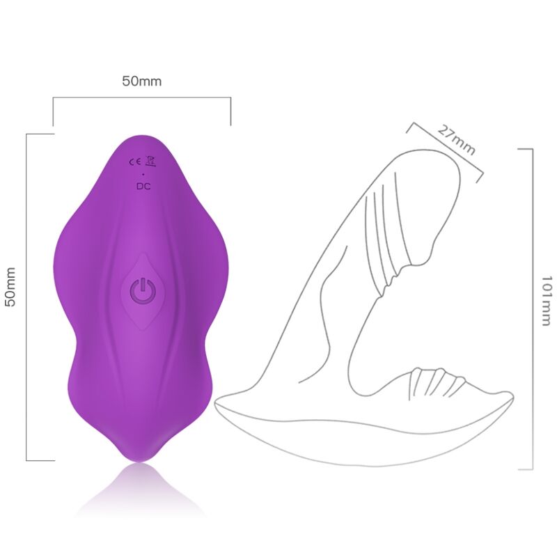 Armony – Whistle Vibrator Introducible Fernbedienung Lila
