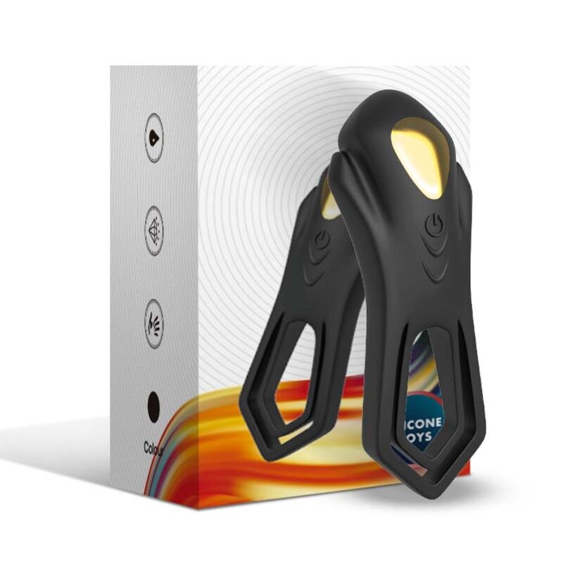 Armony – Roadster Vibrator Doppelring-Fernbedienung Schwarz