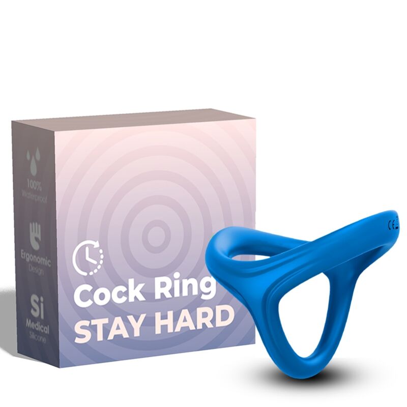 Armony – Tresor Doppelter Silikonring Blau