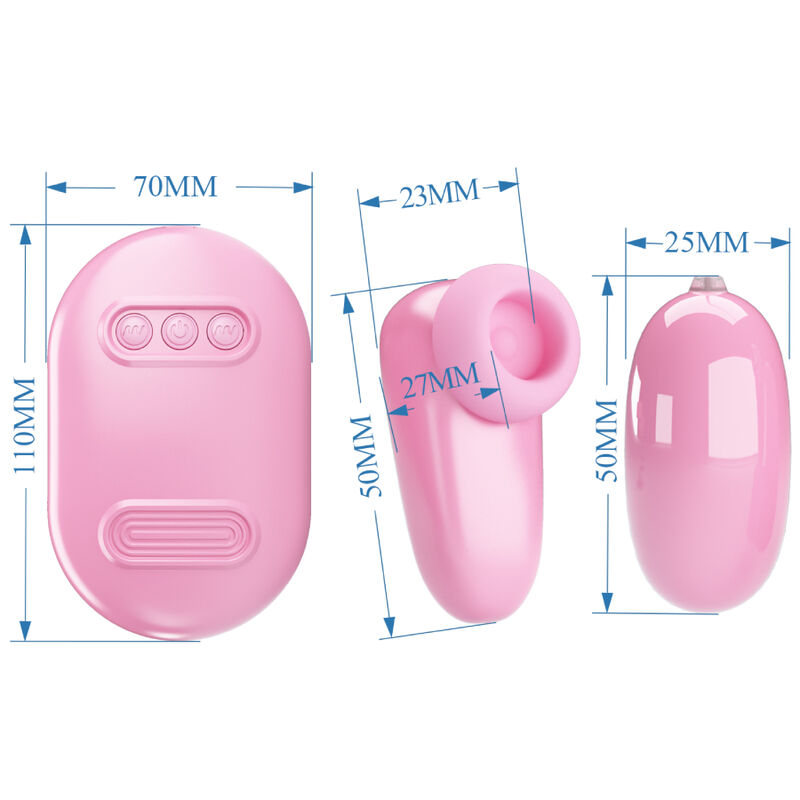Pretty Love – Magic Box Vibrationskugel & Rosa Stimulator