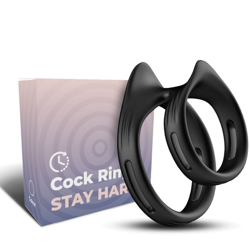 Armony – Dualring Doppelter Elastischer Ring Schwarz