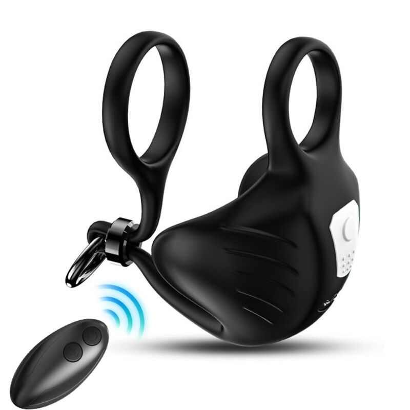 Armony – Manta Scrotum Vibrator Ring Fernbedienung Schwarz