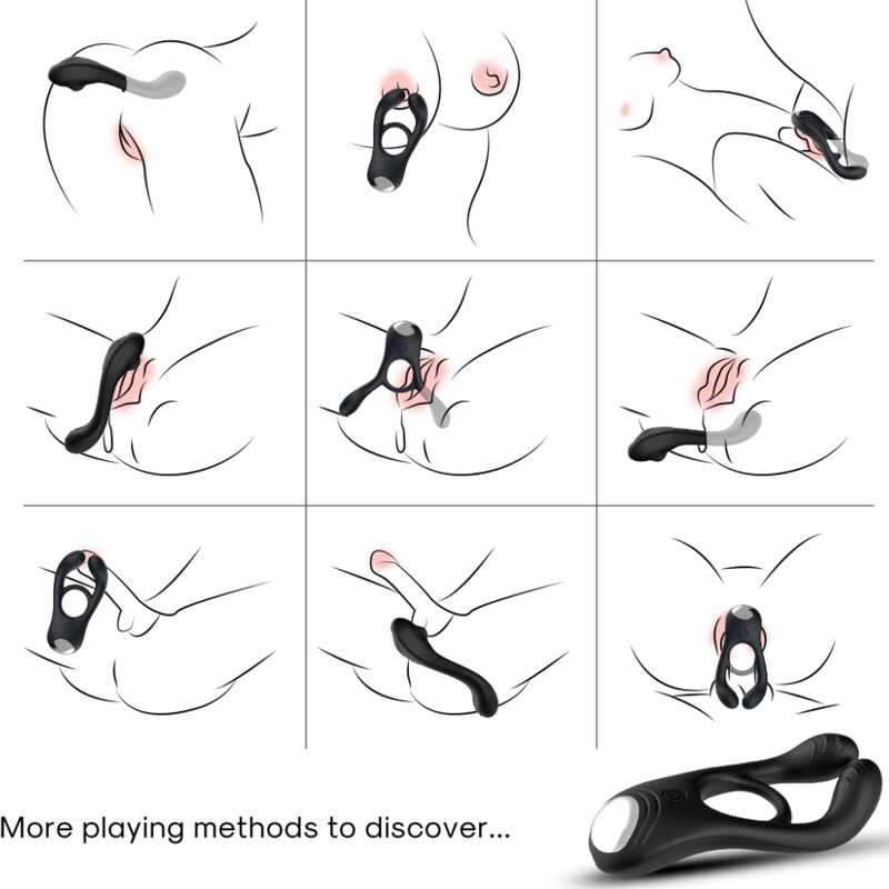 Armony – Veyron Doppel-Vibrator-Ringspielzeug für Paare mit…