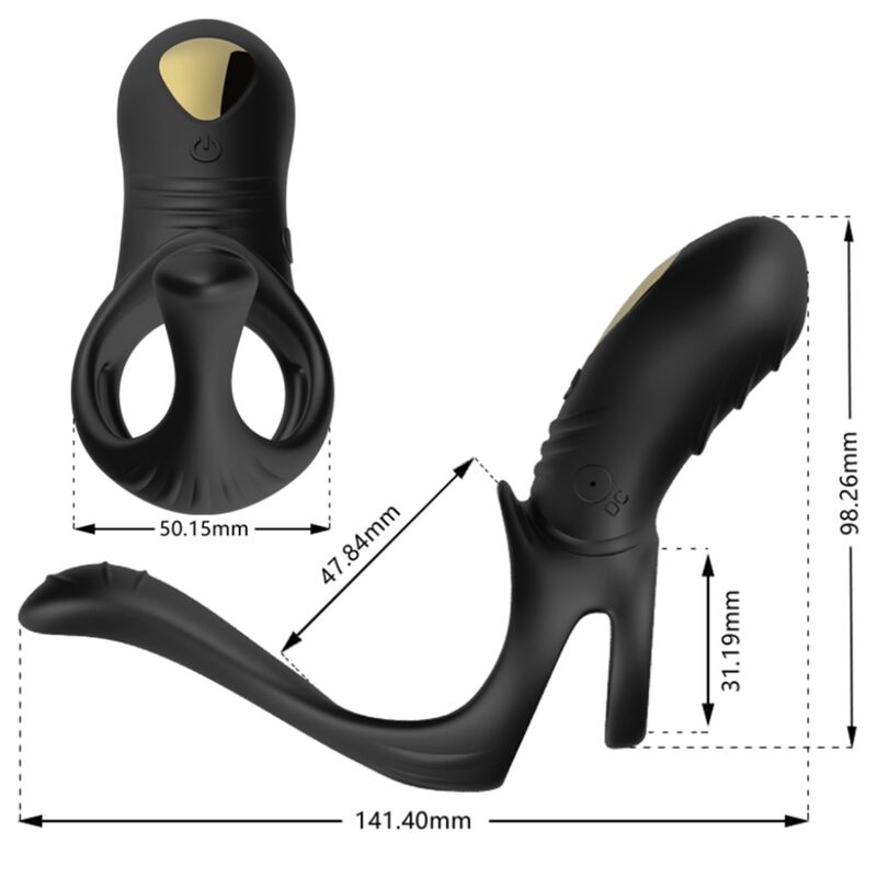 Armony – Joy Jumper Ringvibrator für Paare & Analplug…