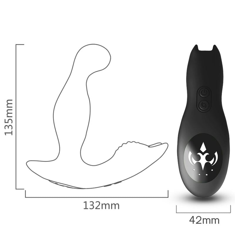 Armony – Bat King Vibrator Anal Prostata Rotator Fernbedienung Schwarz