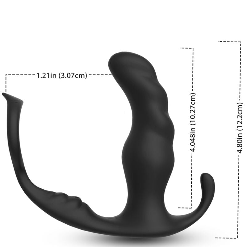 Armony Knight Vibrator Anal Prostata & Ring Fernbedienung Schwarz