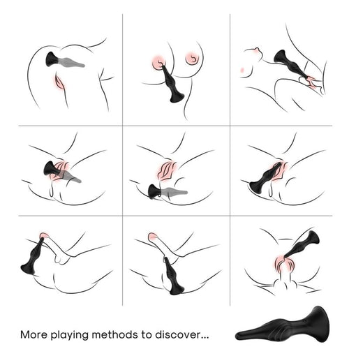Armony Vibrator & Analplug Fernbedienung Schwarz