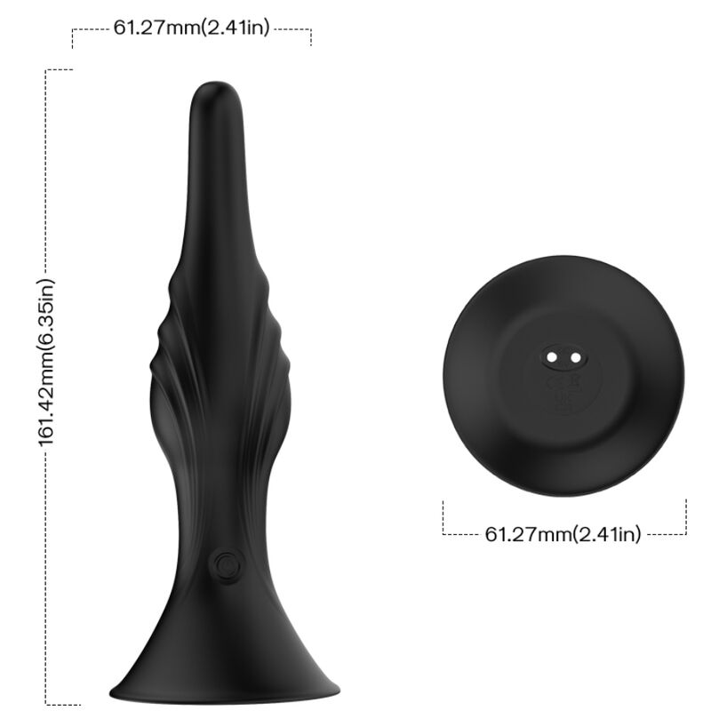 Armony Vibrator & Analplug Fernbedienung Schwarz