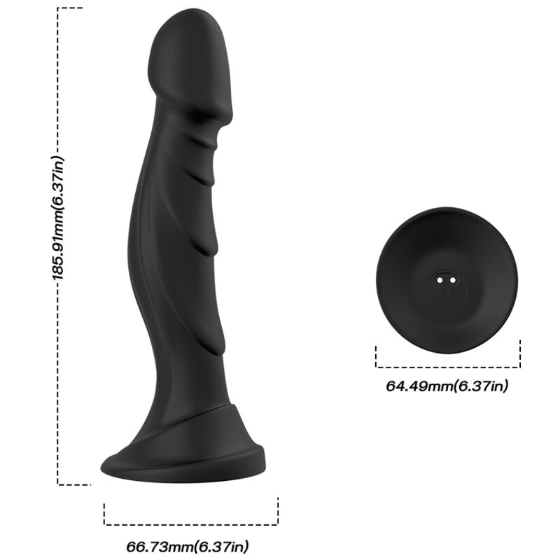 Armony Dildo Vibrator & Anal Plug Fernbedienung Schwarz