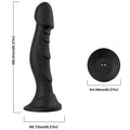 Armony Dildo Vibrator & Anal Plug Fernbedienung Schwarz