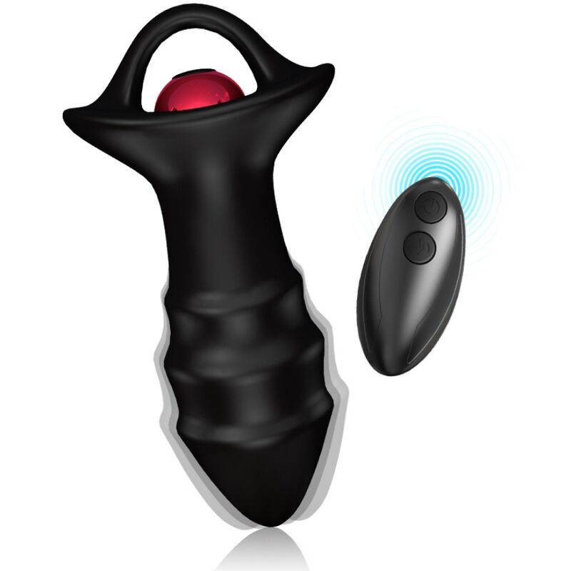 Armony Kylin Fingervibrator & Analplug Fernbedienung Schwarz