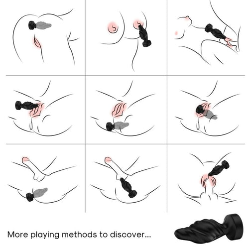 Armony Vibrator & Analplug Fernbedienung Schwarz