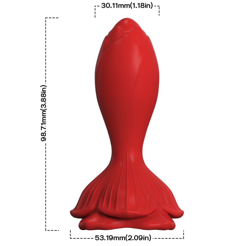 Armony Rosa Vibrator & Analplug Kleine Fernbedienung Rot