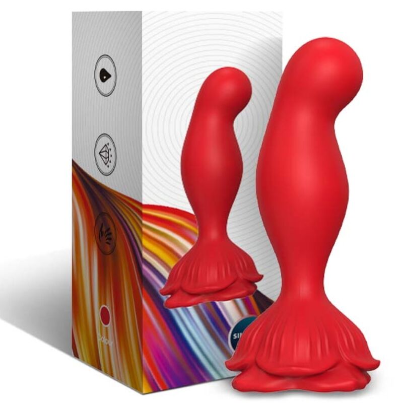 Armony Rosa Vibrator & Analplug Fernbedienung Rot