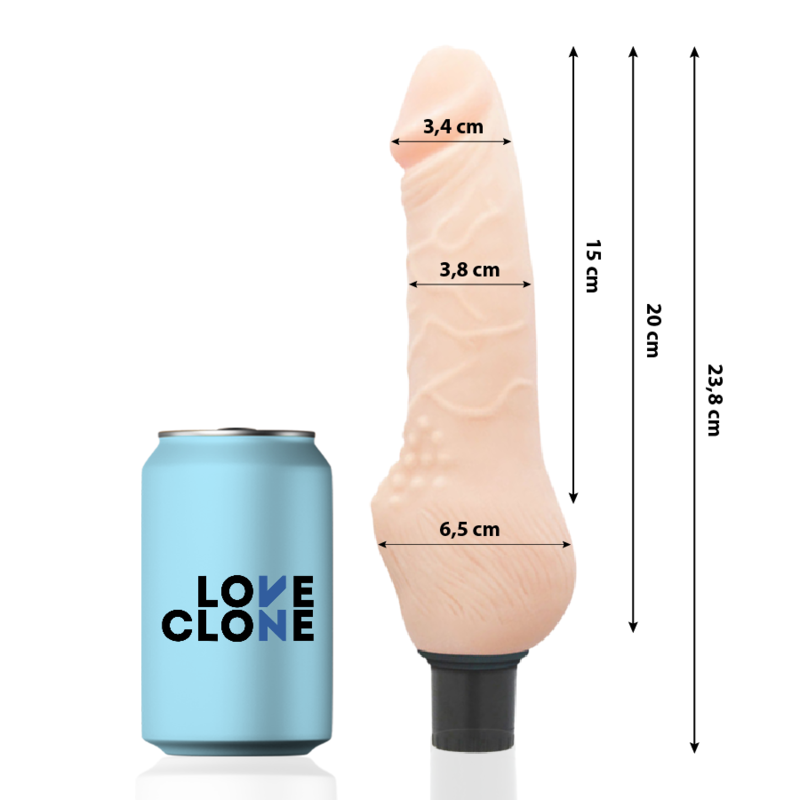 Loveclone Daven Selbstschmierung Realistisch 23.8 CM -o- 3.8 CM