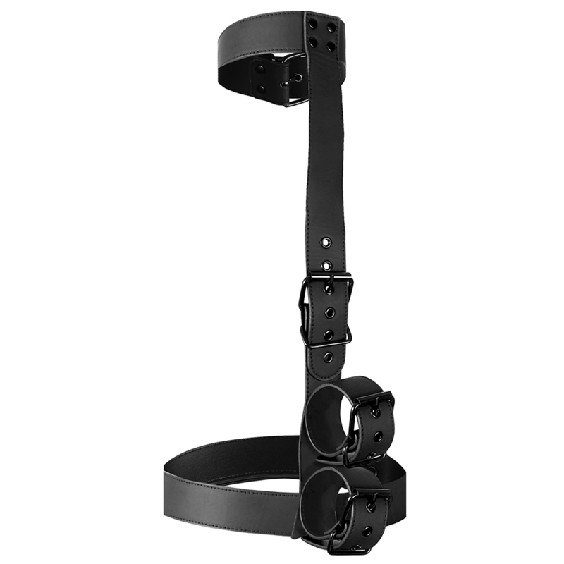 Fetish Submissive Bondage – Kragen und Handgelenkmanschetten-Körper…