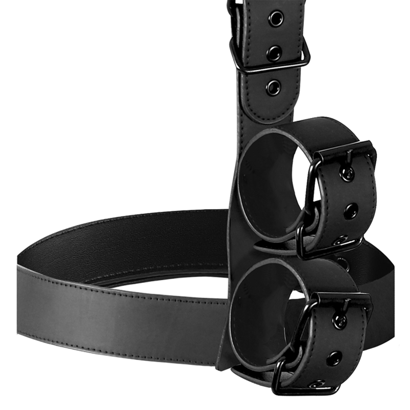 Fetish Submissive Bondage – Kragen und Handgelenkmanschetten-Körper…