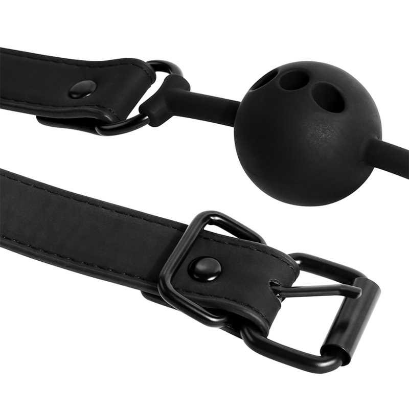 Fetish Submissive Bondage – Atmungsaktiver Ballknopf aus Silikon