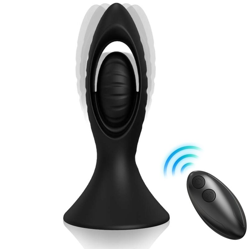 Armony Vibrator & Analplug Silikon Schwarz