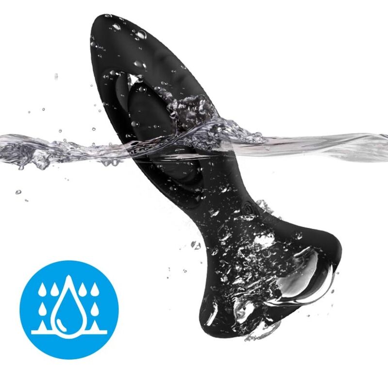 Armony Vibrator & Analplug Silikon Schwarz