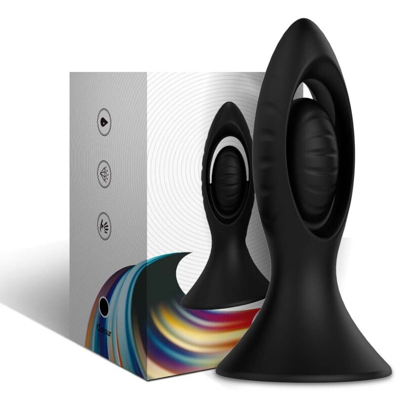 Armony Vibrator & Analplug Silikon Schwarz