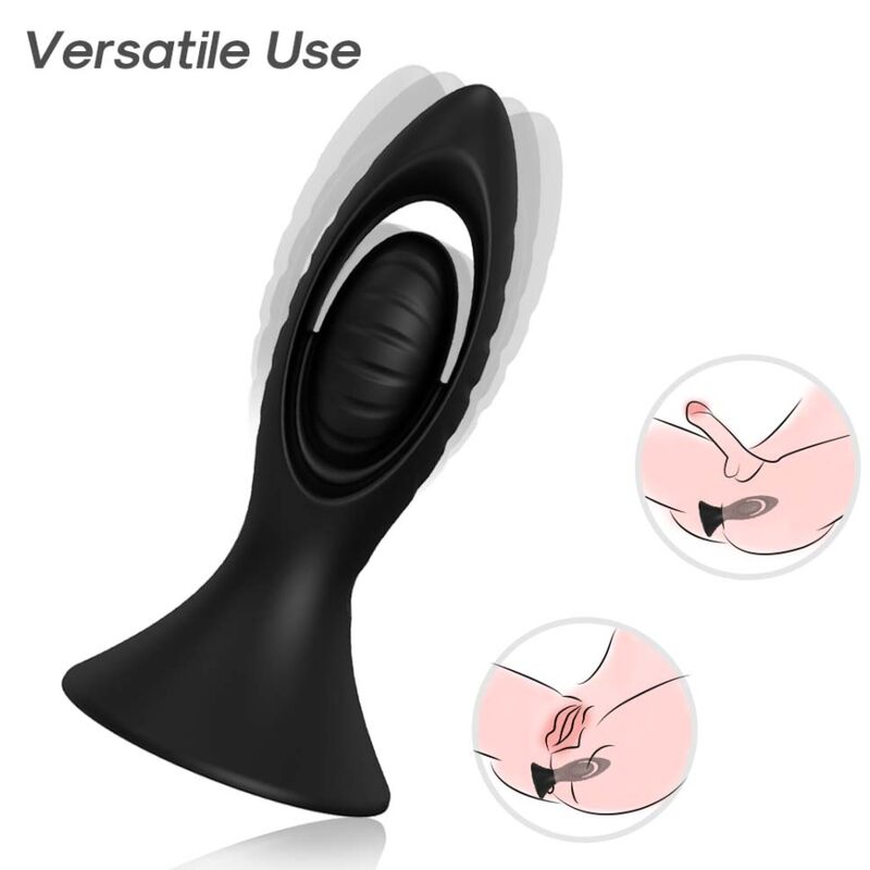 Armony Vibrator & Analplug Silikon Schwarz